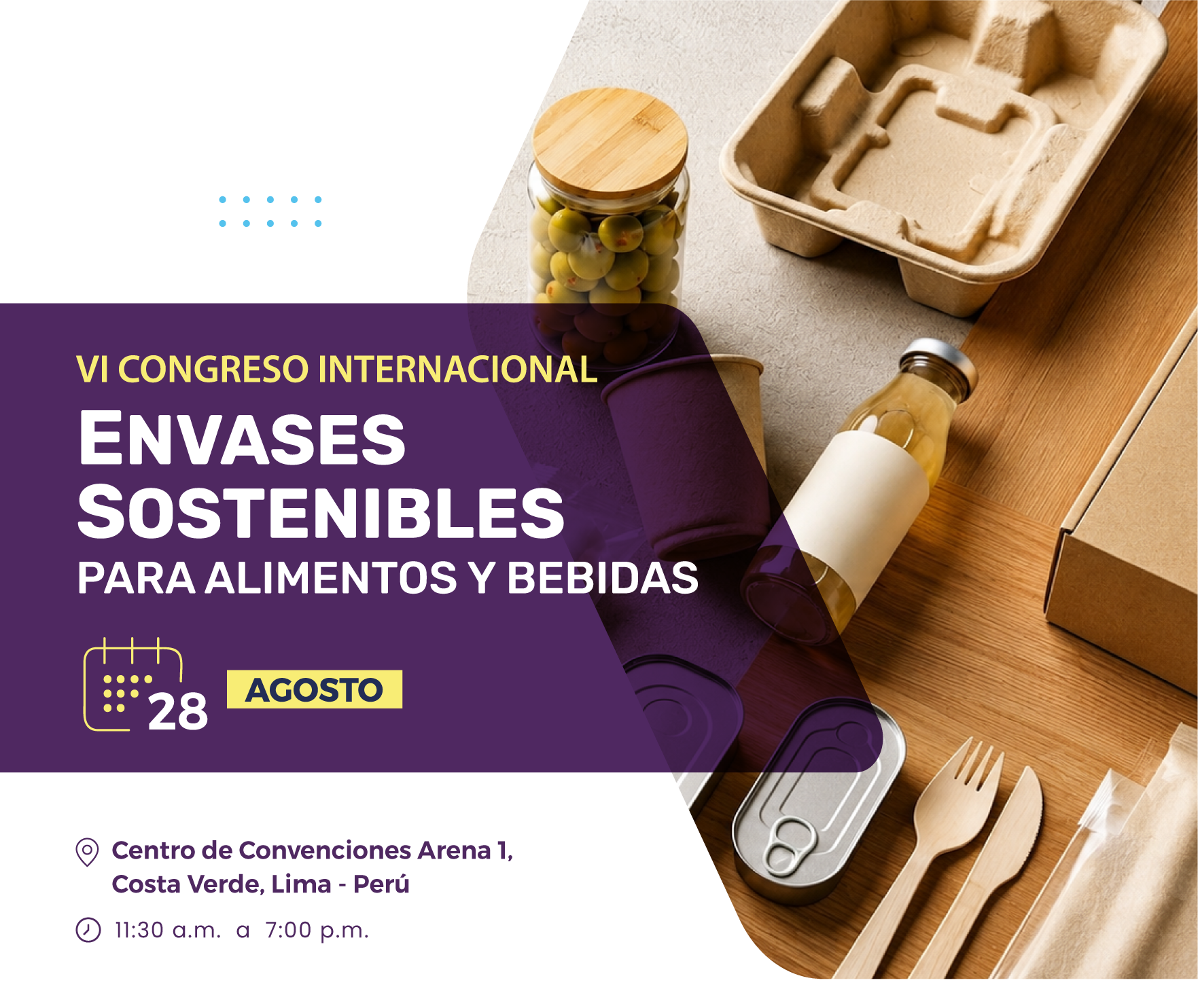 VI CONGRESO DE ENVASES SOSTENIBLES PARA ALIMENTOS Y BEBIDAS